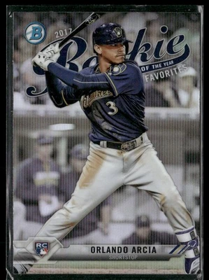 Bowman 2017 - Chrome Roy Favorites Orlando Arcia #ROYF-10 (RC) Foto 1 de 2