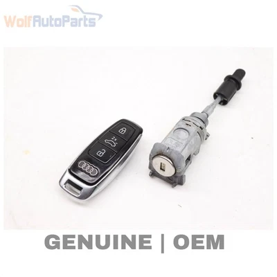 2020-2024 AUDI Q7 - LOCK Switch / Cylinder SET W/ KEY 4M0898374AE - Image 1 of 4