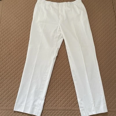 Polo Ralph Lauren Black Label Men Pants 36R / 30 White Cotton Casual Italy Made - Image 1 of 4