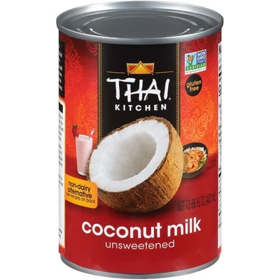Crema de coco sin azúcar Thai Kitchen, 13,66 fl oz Foto 1 de 4