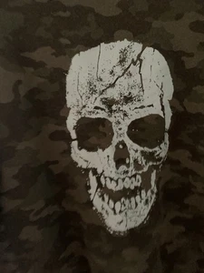 Hybrid Apparel Army Gothic Camouflage Sweatshirt mit Totenkopf Grafik Gr. Lrg - Bild 1 von 9