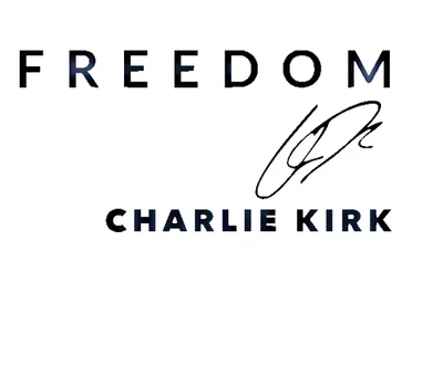 Calcomanía adhesiva de vinilo troquelada para coche FREEDOM CHARLIE KIRK - ENVÍO GRATUITO Foto 1 de 2