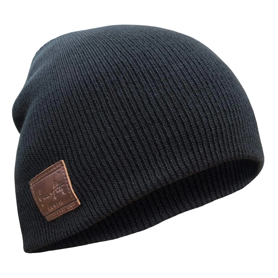 Gorro de punto para hombre o mujer negro Foto 1 de 3