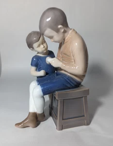 Vtg Bing & Grondahl Figurine Tom & Willy Brothers 1648 B&G now Royal Copenhagen - Picture 1 of 7