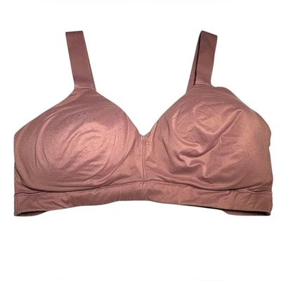 SPANX Dusty Rose Wireless Bra Pull On Comfort Light Padding L - Imagem 1 de 4