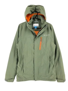 COLUMBIA Hooded Raincoat Jacket Coat Omni Tech Men Size S - Picture 1 of 10
