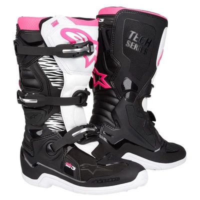 ALPINESTARS Tech 7 Bota de Enduro Motocross | Off Road | Enduro Negro Gris Rojo Fluo Foto 1 de 4