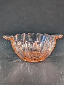 Anchor Hocking Glas Bonboniere Auster & Pearl Pink Depression 1940’s Vintage - Bild 1 von 6