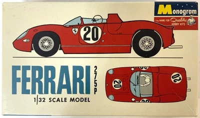 Vintage Monogram Ferrari 275P 1/32 Model Kit # PC128•100 From 1965 CS - Image 1 of 4