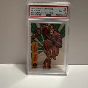 Marvel Universe 1994 Iron Man #4 Suspended Animation Fleer - PSA 8 NM - Bild 1 von 2