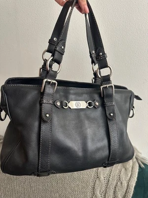 Bolso de hombro de cuero Bogner vintage - cuero genuino, excelente estado Foto 1 de 4