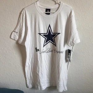 DALLAS COWBOYS WHITE HISTORIC CHAMPS SHORT SLEEVE T SHIRT LARGE NWT!  - Picture 1 of 7
