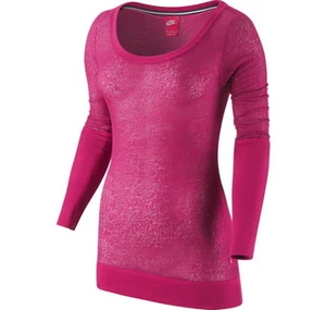 Nike Signal Mezzo Training Yoga Freizeit LS Shirt Damen Gr. S M 614884 691  - Bild 1 von 6