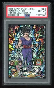 Dragon Ball Japanese Super Heroes UGM2-SEC Son Gohan:SH Secret PSA 10 79658908 - Picture 1 of 2