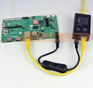 Gigabit 12V2A Active PoE Splitter for Compute Module 4 IO Board Raspberry Pi CM4 - Picture 1 of 4