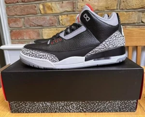 Nike Air Jordan 3 Retro OG 2018 Black Cement UK 9,5 - DS - Neu in OVP - Bild 1 von 18