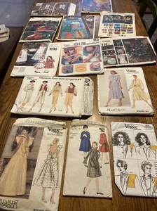 Lot of 14 Vintage VOGUE Sewing Patterns - Picture 1 of 12