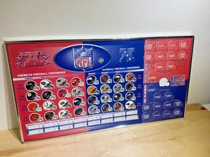 NFL Standings Magnetic Dry Erase Board by WinCraft ALL (32) Team Helmet Magnets - Picture 1 of 12