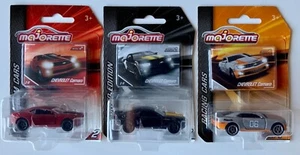 MAJORETTE PREMIUM CARS/RACING CARS/LIMITED EDITION CHEVROLET CAMARO LOT OF 3 - Picture 1 of 4