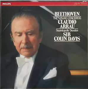 Claudio Arrau, Davis: Beethoven - Complete Piano Concertos / Philips Dig 4 LP Box - Bild 1 von 2