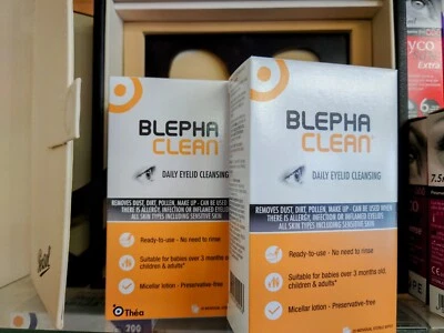 THEA 40 x Blephaclean Sterile Pads for Daily Hygiene of Eye Lids Preservative Free