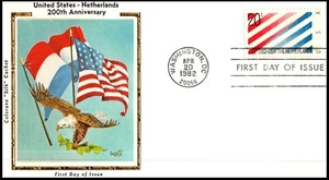 2003 USA/Niederlande FDC, Colorano Seidensiegel, OF, UA, saubere Abdeckung. - Bild 1 von 3