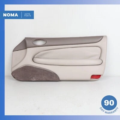 Panel de puerta interior del lado derecho del pasajero Jaguar X100 XK8 XKR 97-06 beige OEM Foto 1 de 4