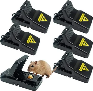 HOMEREVEL- Reusable Mouse Trap, 6 Pack Traps for Indoors and 6  - Picture 1 of 6