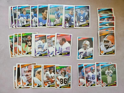 1984 Topps Football, U-Pick, Complete Your Set (NM/NM+) - Image 1 of 2