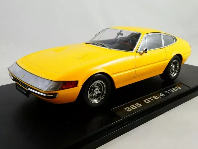 1 18 Kk-scale Ferrari 365 Gtb/4 Daytona Coupe 1.series 1969 Yellow