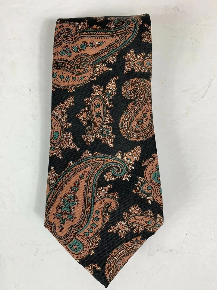 Corbata Envoy Para Hombre 100% Seda Multicolor Paisley -152 Foto 1 de 4