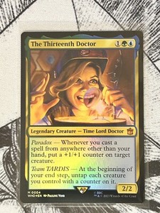 The Thirteenth Doctor FOIL - WHO 0004 - NM - MTG Magic the Gathering
