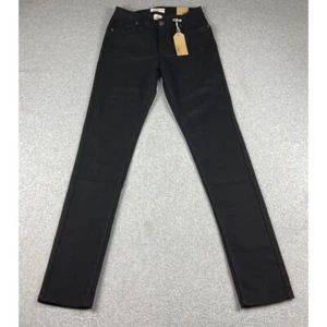 Classic Black Straight Leg Jeans - Timeless Everyday Denim - Picture 1 of 16