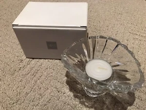 Candleholder NIB Mikasa Flores Crystal Votive Holder With a Tea-light 2 3/4” - Picture 1 of 8