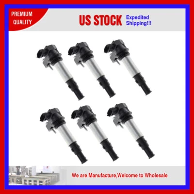 6PC UBU2901 IGNITION COIL FOR 2005 2006 2007 CADILLAC CTS 2.8L V6 - Image 1 of 4