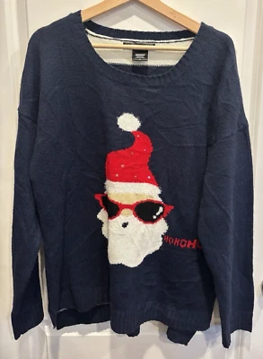 Christmas Sweater United States Sweaters Santa Knit Mens Womens Size XL - Image 1 of 3