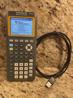 Texas Instruments TI-84+ CE Python Graphing Calculator. Read Description - Image 1 of 4