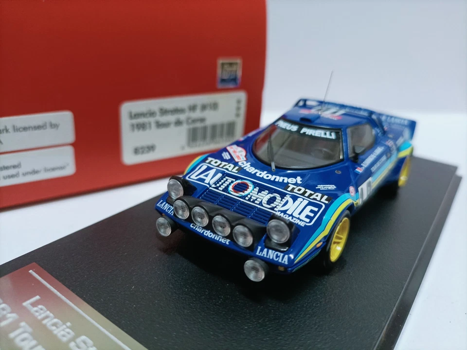 HPI 1 43 Lancia Stratos Tour de Corse 1981 树脂汽车模型 — 第 1/4 张图片