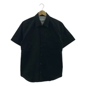 Kim Jones Archive Pocket Design Cotton Short Sleeve Shirt Black Mens Used KLDR-0 - Picture 1 of 8