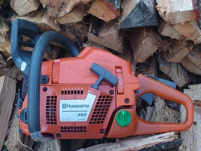 Husqvarna 359 Gas Chainsaw Head Chain Husky Power Runs Great. Free Shipping! - Image 1 of 4