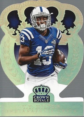 2014 Crown Royale Gold Holofoil #68 T.Y. Hilton /25 - FB - Image 1 of 2