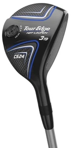 Tour Edge Golf Club Hot Launch C524 19* 3H Hybrid Stiff Aldila Ascent PL 60 Mint - Picture 1 of 4