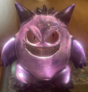1999 Gengar TOMY Pokemon CGTSJ Clear Purple Translucent Vintage Figure RARE - Picture 1 of 5
