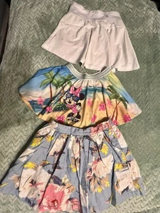 GAP ALL IN MOTION & DISNEY Little Girls Skirt Lot 3 Skorts Toddler Lot Set 6/7 - Picture 1 of 1