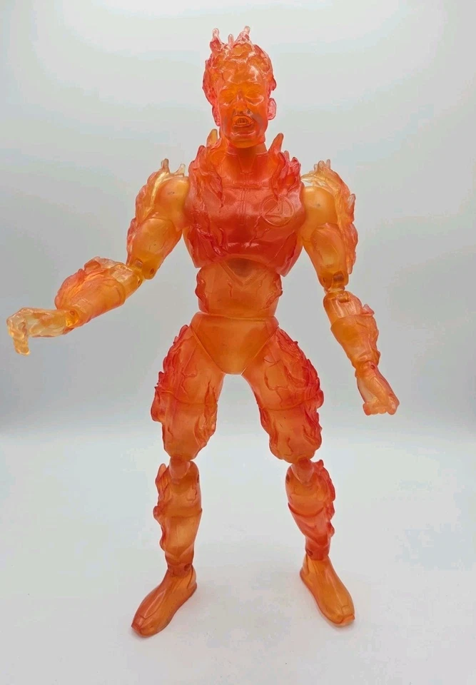 Figura de acción Marvel Human Torch 2005 12" Fantastic Four Toy de Toy Biz Foto 1 de 4