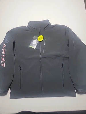 Hombre Logo 2.0 Patriot Softshell JKT Carbón (Talla Grande) Nuevo Resistente al Agua Foto 1 de 4