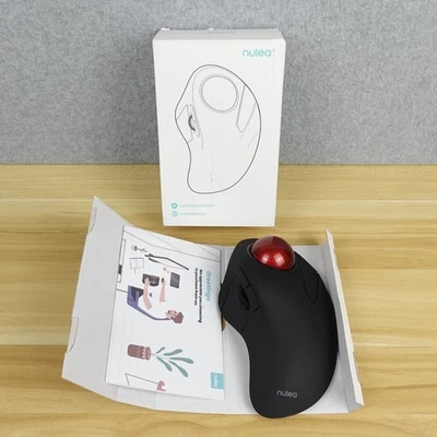 Nulea M505 Wireless Ergonomic Trackball Mouse, Rechargeable, Bluetooth NO DONGLE - Image 1 of 4