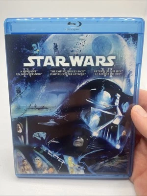 Star Wars Trilogy New Hope/Empire/Return of the Jedi (Blu-ray, 3-Disc Set, 2011) - Image 1 of 4