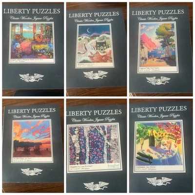 Liberty Classic Wooden Jigsaw Puzzle | Lot Of 6 - Image 1 of 4