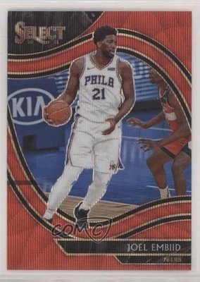 2020-21 Panini Select Courtside Red Wave Prizm Joel Embiid #216 - Image 1 of 2